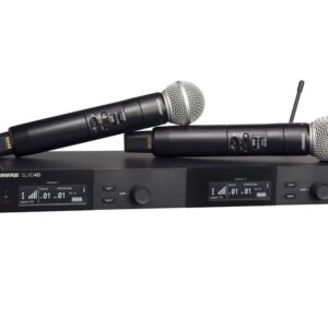 SHURE SLXD24DE/SM58 J53 DOPPIO RADIOMICROFONO PALMARE DIGITALE WIRELESS A MANO CAPSULA SM 58