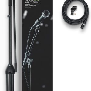 SHURE SM58 QUALITY BUNDLE MICROFONO SM-58 + CAVO XLR SOMMER CABLE 6MT + ASTA MICROFONICA KONIG&MEYER