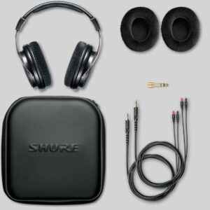 SHURE SRH1840 CUFFIA DINAMICA SEMIAPERTA +CAVO STACCABILE +CAVO EXTRA +CUSTODIA +CUSCINETTI RICAMBIO