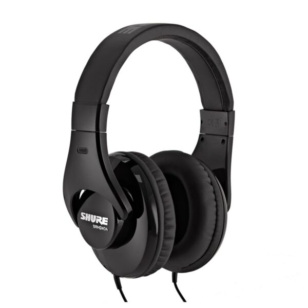 SHURE SRH240-A-BK CUFFIA UNIVERSALE CHIUSA PROFESSIONALE LIVE STUDIO DJ