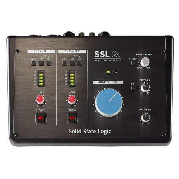 SOLID STATE LOGIC SSL2+ AUDIO INTERFACE INTERFACCIA AUDIO 2 IN 4 OUT EX-DEMO