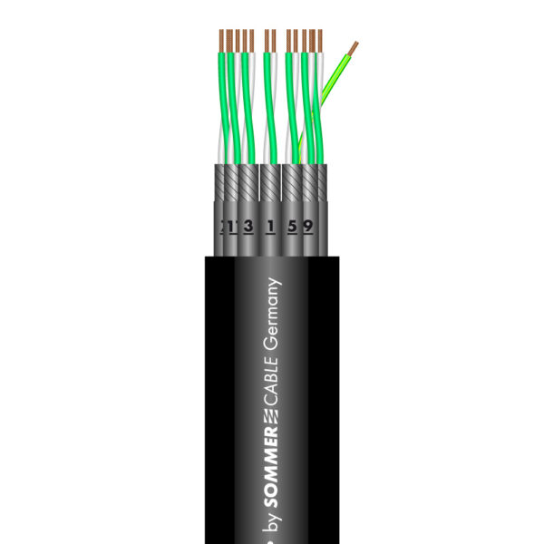 SOMMER CABLE SC-QUANTUM HIGHFLEX CAVO MICROFONICO MULTIPOLARE 8 COPPIE 8x2x0.14 AL METRO