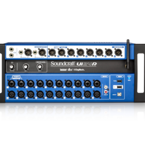 SOUNDCRAFT UI24R MIXER 24 CANALI A RACK REGISTRATORE MUTITRACCIA WI-FI USB