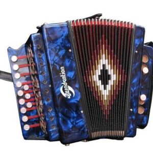SOUNDSATION SAC 1202G BL ORGANETTO DIATONICO IN SOL MAGGIORE + BORSA