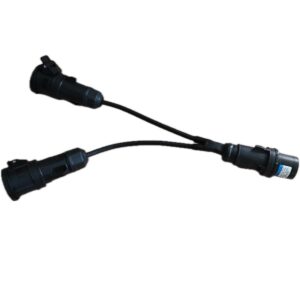 ELGA SPLITTER CEE IP54 CAVO FR2OR3G2,5MMQ SDOPPIO DA SPINA 16A 3 POLI 2P+T A 2 PRESE 16A