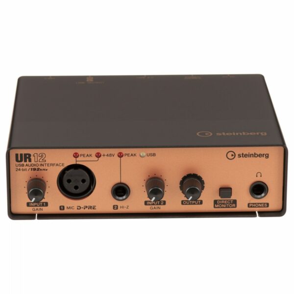 STEINBERG UR12 BLACK INTERFACCIA AUDIO USB 2.0 2 CANALI CON D-PRE 24BIT 192Khz