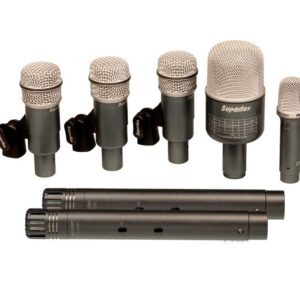 SUPERLUX DRK B5C2 DRUMSET KIT 7 MICROFONI PER BATTERIA CON CUSTODIA RIGIDA