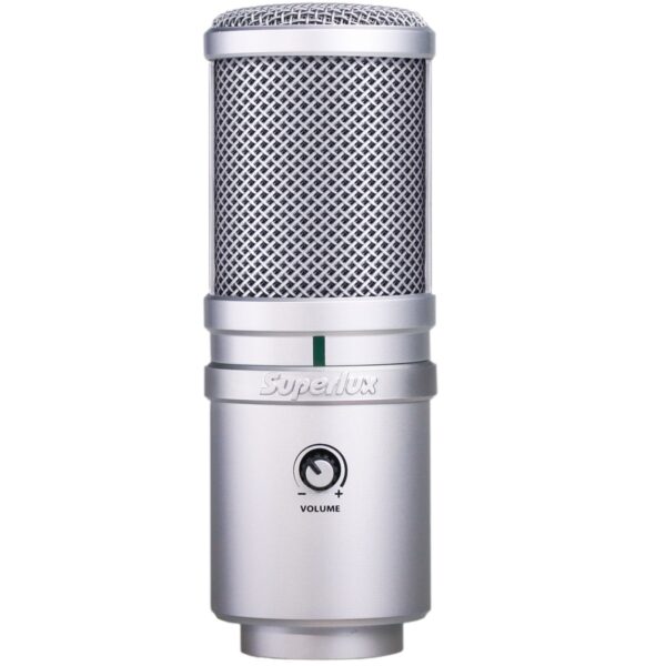 SUPERLUX E205U MICROFONO USB DA STUDIO E PODCAST A CONDENSATORE