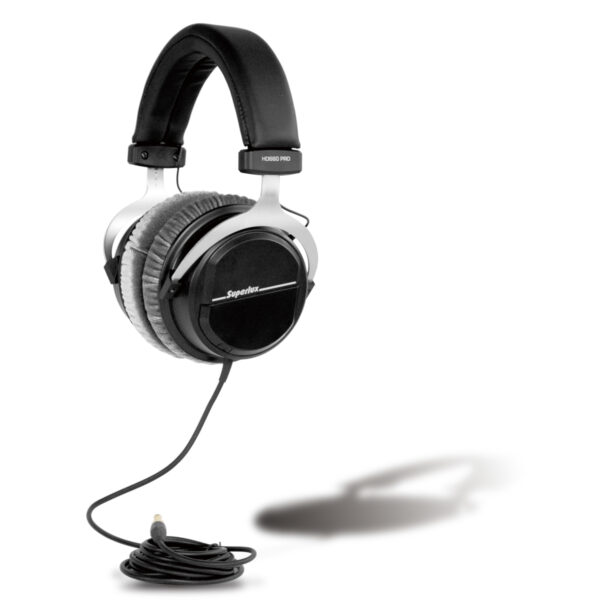 SUPERLUX HD-660PRO 150 OHM CUFFIA DA STUDIO DINAMICA CIRCUMAURALE CHIUSA NERA