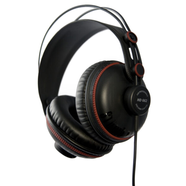 SUPERLUX HD-662 CUFFIA DA STUDIO DINAMICA CIRCUMAURALE CHIUSA NERA