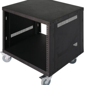 SUPERLUX RS908 ARMADIO RACK 2 APERTURE 8 UNITA’ CON RUOTE