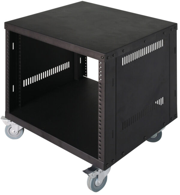 SUPERLUX RS908 ARMADIO RACK 2 APERTURE 8 UNITA' CON RUOTE