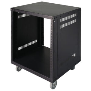 SUPERLUX RS912 ARMADIO RACK 2 APERTURE 12 UNITA’ CON RUOTE