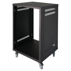 SUPERLUX RS916 ARMADIO RACK 2 APERTURE 16 UNITA’ CON RUOTE