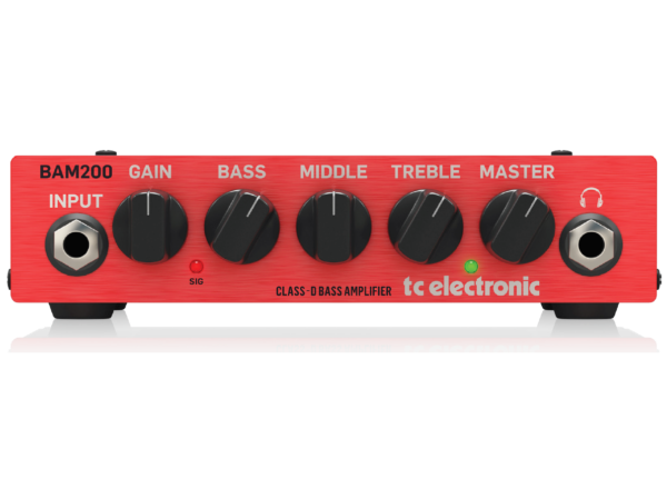 TC ELECTRONIC BAM200 TESTATA PER BASSO ULTRA COMPATTA 200 WATT IN CLASSE D + DI OUT + USCITA CUFFIE