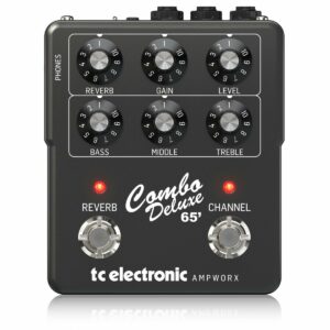 TC ELECTRONIC COMBO DELUXE ’65 PREAMP PEDALE PREAMPLIFICATORE 2-CANALI CON RIVERBERO PER CHITARRA