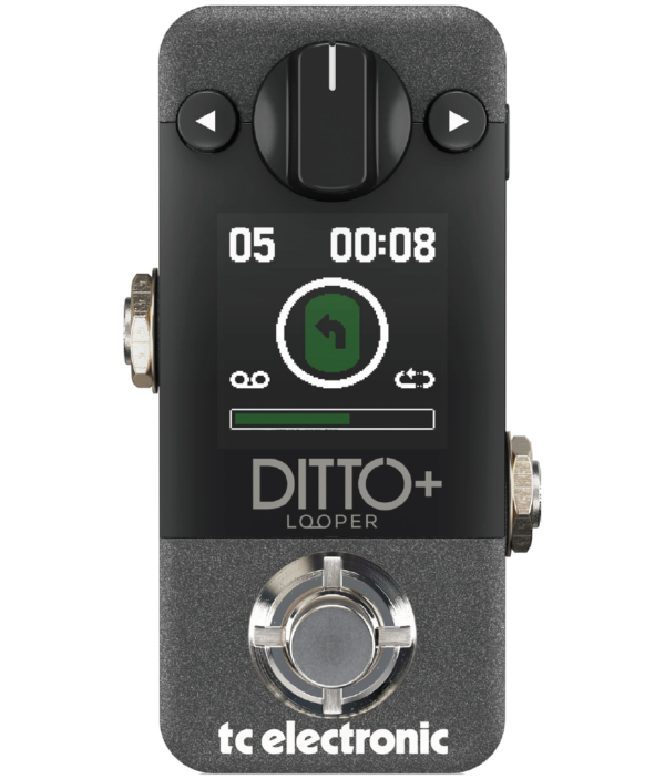 TC ELECTRONIC DITTO+ PLUS LOOPER EFFETTO LOOPER NEXT GEN A PEDALE PER CHITARRA CON DISPLAY E USB