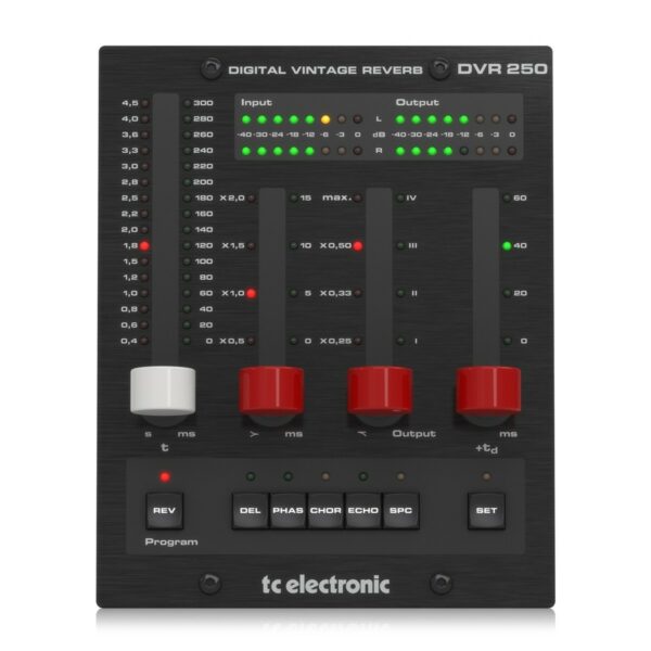 TC ELECTRONIC DVR250-DT DIGITAL VINTAGE REVERB PLUG IN RIVERBERO CON CONTROLLER USB