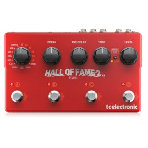 TC ELECTRONIC HALL OF FAME 2 X4 RIVERBERO A PEDALE PER CHITARRA TRUE BYPASS TECNOLOGIA MASH + 6 SLOT TONEPRINT MIDI – USB