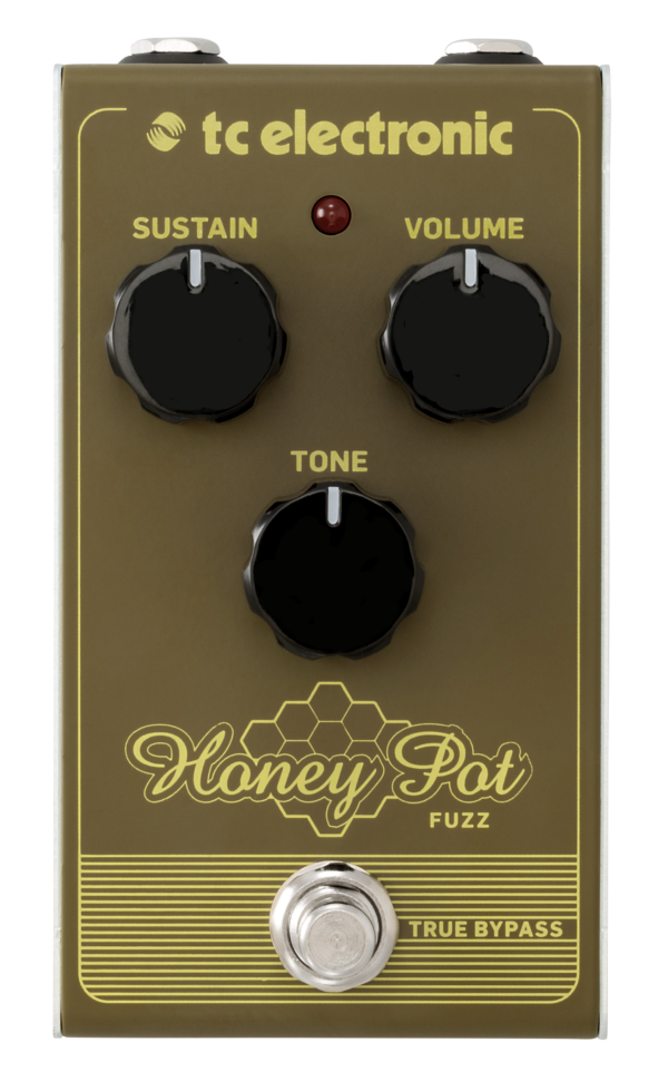 TC ELECTRONIC HONEY POT FUZZ EFFETTO FUZZ A PEDALE PER CHITARRA TRUE BYPASS