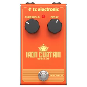 TC ELECTRONIC IRON CURTAIN NOISE GATE A PEDALE PER CHITARRA ELETTRICA TRUE BYPASS