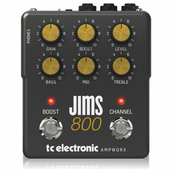 TC ELECTRONIC JIMS 800 PREAMP PEDALE PREAMPLIFICATORE 2 CANALI RIPRODUZIONE JCM800