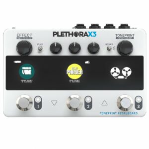 TC ELECTRONIC PLETHORA X3 PEDALIERA TONEPRINT PEDALBOARD DISPLAY LCD PROCESSORE EFFETTI PEDALI MESH