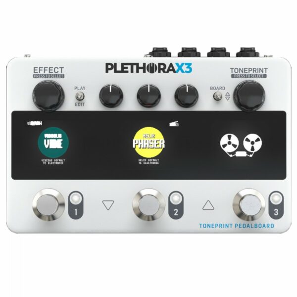 TC ELECTRONIC PLETHORA X3 PEDALIERA TONEPRINT PEDALBOARD DISPLAY LCD PROCESSORE EFFETTI PEDALI MESH