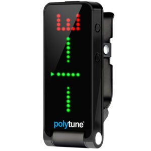 TC ELECTRONIC POLYTUNE CLIP BLACK ACCORDATORE POLIFONICO CLIP-ON CHITARRA E BASSO COLORE NERO
