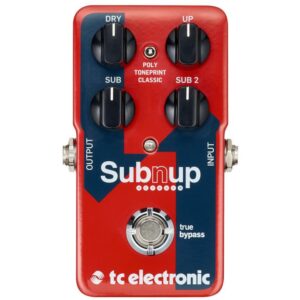 TC ELECTRONIC SUB ‘N’ UP OCTAVER EFFETTO OCTAVER POLIFONICO A PEDALE PER CHITARRA