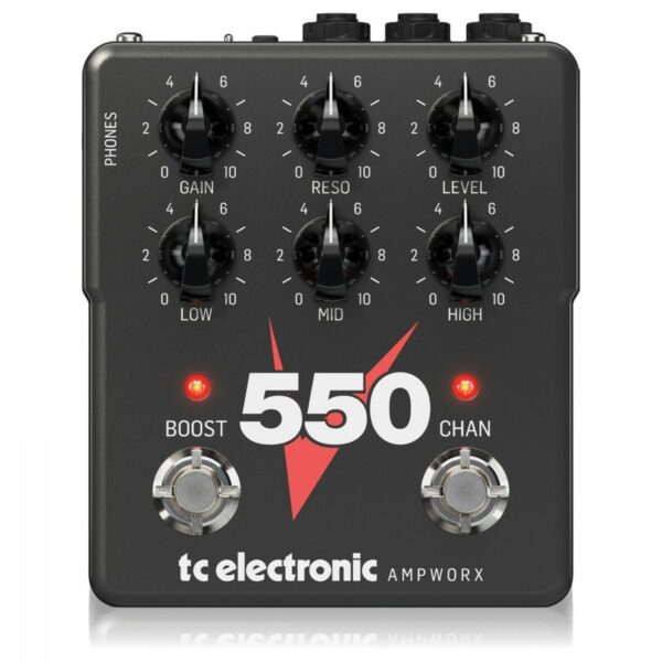 TC ELECTRONIC V550 PREAMP PEDALE PREAMPLIFICATORE 2 CANALI RIPRODUZIONE 5150