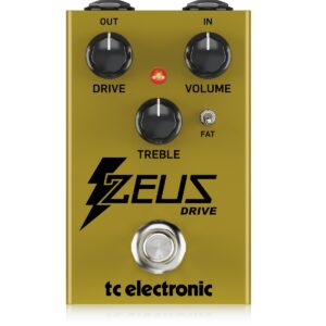 TC ELECTRONIC ZEUS DRIVE OVERDRIVE EFFETTO A PEDALE PER CHITARRA