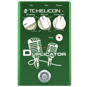 TC HELICON DUPLICATOR EFFETTO A PEDALE PER VOCE EFFETTO DOUBLING RIVERBERO E CORREZIONE
