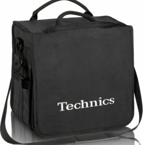 TECHNICS BACKBAG BLACK-SILVER ZAINO NERO SCRITTA ARGENTO