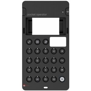TEENAGE ENGINEERING CASE PO CA-X BLACK CUSTODIA IN SILICONE PER POCKET OPERATOR COLORE NERO