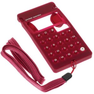 TEENAGE ENGINEERING CASE PO CA-X BURGUNDY CUSTODIA IN SILICONE PER POCKET OPERATOR ROSSO BORGOGNA