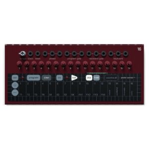 TEENAGE ENGINEERING PO MODULAR 16 TASTIERA E STEP SEQUENCER 16 SLOT CON 4 TRACCE PER SLOT E 1 PATTERN PER TRACCIA