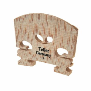 TELLER No.6 PONTE PER VIOLINO 4/4 IN ACERO SPECCHIATO BOSNIACO 41 MM