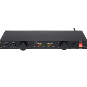 THE T.RACKS VM-100 VOLTAGE METER DISTRIBUTORE DI CORRENTE 8 USCITE VDE CON 2 LAMPADE ESTRAIBILI DIMMERABILI