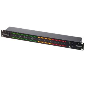 THE T.RACKS DBMETER DB DISPLAY DECIBEL METER MISURATORE DI LIVELLO SONORO A RACK
