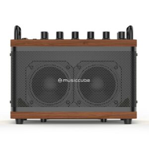 Music cube tiny box d2 oak brown