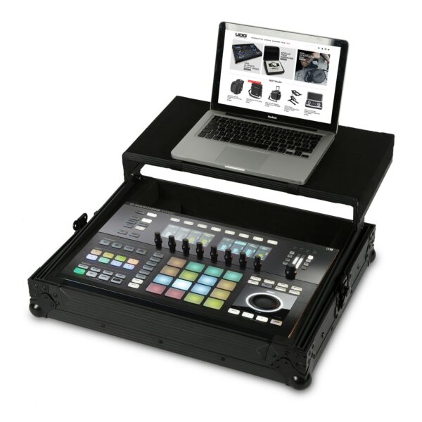 UDG ULTIMATE FLIGHT CASE NATIVE INSTRUMENTS MASCHINE STUDIO BLACK PLUS FLIGHT CASE PROFESSIONALE + LAPTOP COLORE NERO