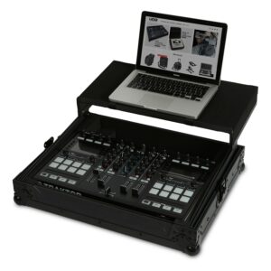 UDG ULTIMATE FLIGHT CASE NATIVE INSTRUMENTS TRAKTOR KONTROL S5/S4 BLACK PLUS FLIGHT CASE PROFESSIONALE + LAPTOP COLORE NERO