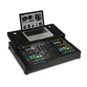 UDG ULTIMATE FLIGHT CASE NATIVE INSTRUMENTS TRAKTOR KONTROL S8 BLACK PLUS FLIGHT CASE PROFESSIONALE + LAPTOP COLORE NERO
