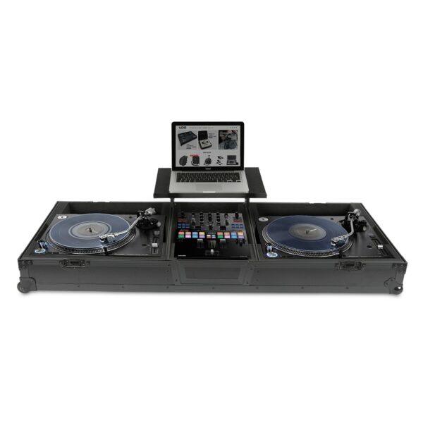 UDG ULTIMATE FLIGHT CASE SET PLX9/SL1200 BLACK PLUS FLIGHT CASE SET PER GIRADISCHI + LAPTOP