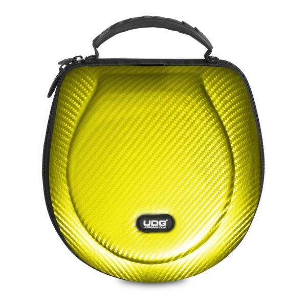 UDG U8202YW CREATOR HEADPHONE CASE LARGE YELLOW PU CUSTODIA RIGIDA CUFFIE GIALLO
