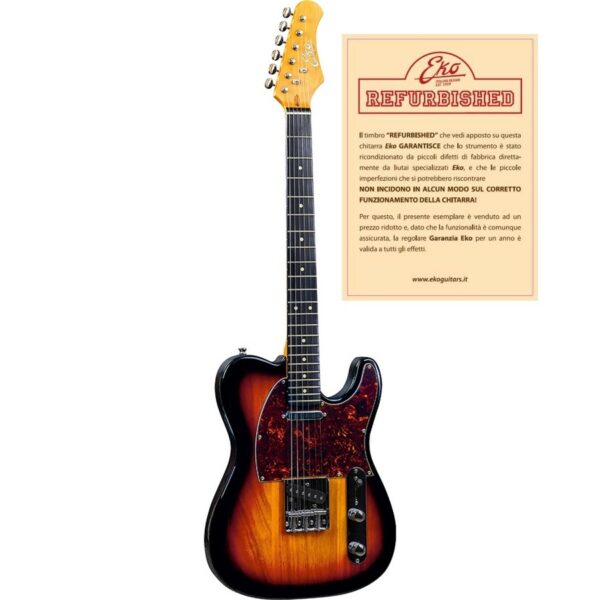 Eko vt-380 v-nos sunburst refurbished 22 tasti