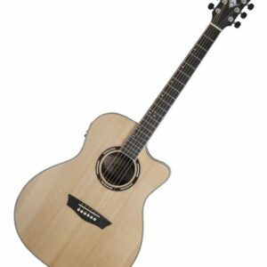 WASHBURN AG20CE CHITARRA ACUSTICA ELETTRIFICATA SPALLA MANCANTE COLORE NATURAL