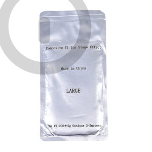WISDOM XC-5138 POLVERE DI TITANIO COMPOSITO TI PER FONTANE FREDDE SPARK MACHINE DA 200 GRAMMI ALTEZZA 1 – 6 METRI