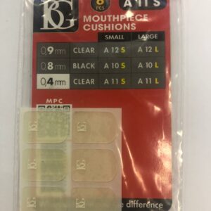 BG BA11S KIT 6 PROTEGGI BOCCAGLIO TRASPARENTI PER CLARINETTO IN SIB 0,4MM (SMALL)